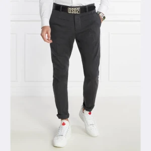 Dsquared2 Wełniane Spodnie Flannel Sexy Chino Pant | Slim Fit