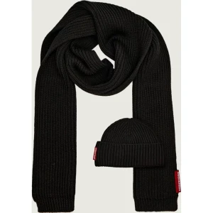 Dsquared2 Wełniany szal + czapka