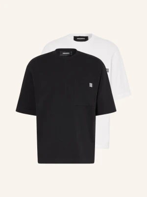 dsquared2 Zestaw 2 T-Shirtów weiss