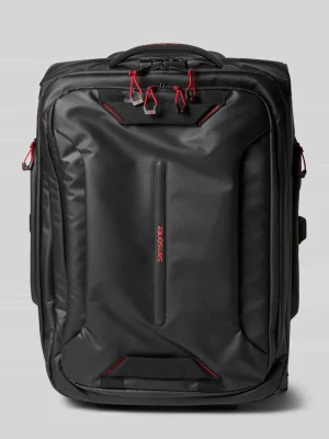 Duffle bag z nadruk z logo model 'Ecodiver' Samsonite Czarny