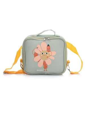 DUKA Torba w kolorze zielono-żółtym na lunch - 22 x 8 x 19 cm rozmiar: onesize