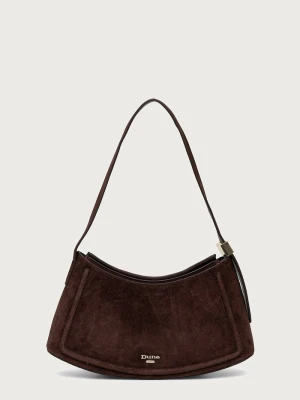 Dune London torebka crossbody damska zamszowa DEPENDENT brązowy