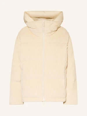 Duno Kurtka Puchowa Lora Ze Sztruksu weiss