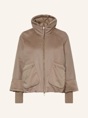 Duno Lekka Kurtka Puchowa Muriel Z Mieszanki Materiałów beige JASNOBRĄZOWY