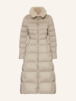 Duno Płaszcz Puchowy Melrose Ze Sztucznym Futrem beige