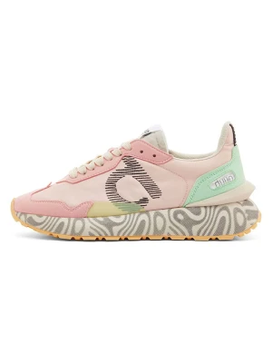 DUUO Sneakersy "Sensei Moon 117" w kolorze jasnoróżowo-zielonym rozmiar: 41