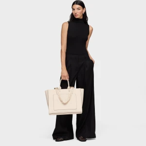 Duża Beżowa Torebka Typu Shopping Amaya Tous La Rue New - Tous