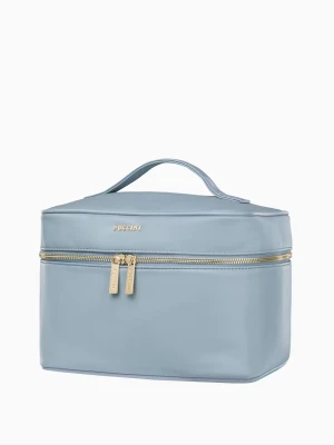 Duża błękitna kosmetyczka podróżna Puccini
