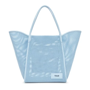 Duża Błękitna Torba Z Rączkami Tous Tulip Mesh - Tous