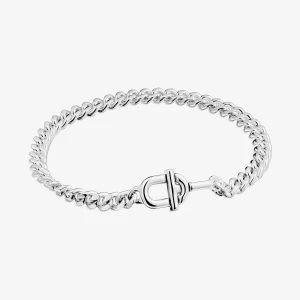 Duża Bransoletka Z Łańcuszka Wędzidłowego Ze Srebra Tous Manifesto - Tous