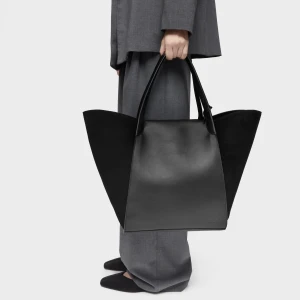 Duża Czarna Torba Z Rączkami Tous Tulip - Tous