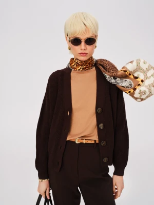 Duża dwustronna apaszka jedwabna TARANKO