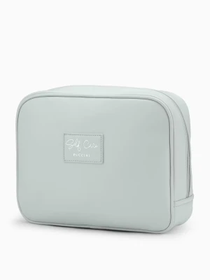 Duża kosmetyczka prostokątna - błękitna Puccini