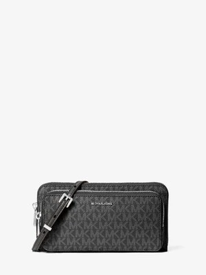 Duża podróżna torebka do przewieszenia przez ramię z charakterystycznym logo z kolekcji podróżnej Jet Set MICHAEL Michael Kors