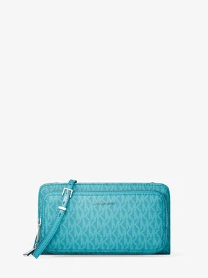 Duża podróżna torebka do przewieszenia przez ramię z charakterystycznym logo z kolekcji podróżnej Jet Set Michael Kors