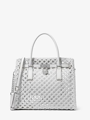 Duża ręcznie tkana torba Hamilton Moderne MICHAEL Michael Kors