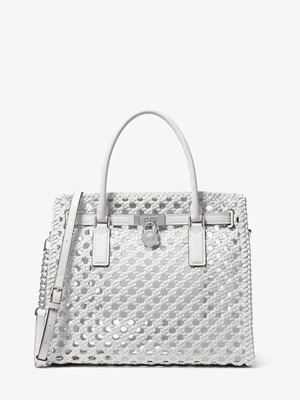 Duża ręcznie tkana torba Hamilton Moderne MICHAEL Michael Kors