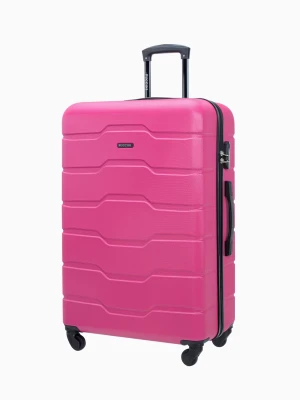 Duża różowa walizka Puccini