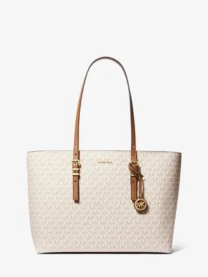 Duża skórzana torba tote Quinn z charakterystycznym logo MICHAEL Michael Kors