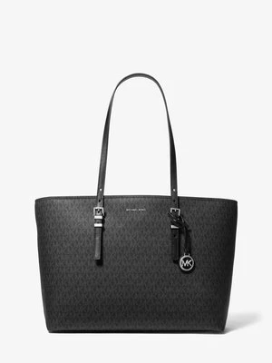 Duża skórzana torba tote Quinn z charakterystycznym logo MICHAEL Michael Kors