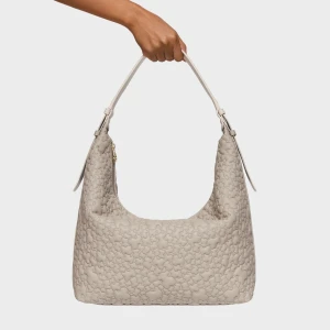 Duża Szarobrązowa Torebka Na Ramię Tous Puffy Bear - Tous