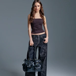 Duża torba multipocket na ramię czarna House