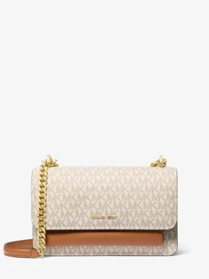 Duża torba na ramię Claire z charakterystycznym logo Michael Kors