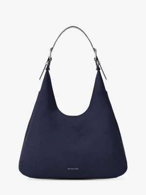 Duża torba na ramię Nolita ze skóry nubukowej Michael Kors NIEBIESKI FORMALNY (Niebieski)