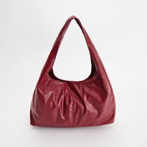 Duża torba na ramię z imitacji skóry czerwona House
