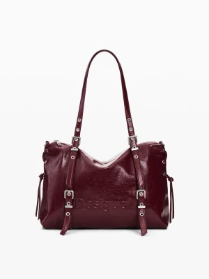 Duża torba shopper Desigual czerwony