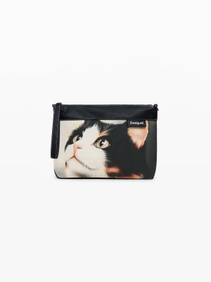 Mała torba shopper z kotem Desigual