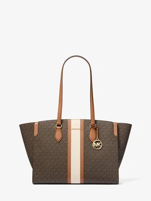 Duża torba tote Becca z paskiem i charakterystycznym logo MICHAEL Michael Kors