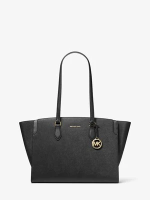 Duża torba tote Becca ze skóry saffiano MICHAEL Michael Kors