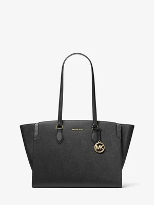 Duża torba tote Becca ze skóry saffiano MICHAEL Michael Kors