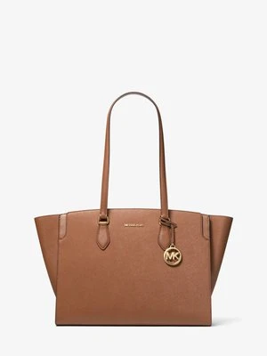 Duża torba tote Becca ze skóry saffiano MICHAEL Michael Kors