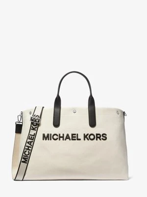 Duża torba tote Brooklyn z bawełnianego płótna Michael Kors Mens