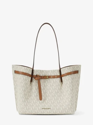 Duża torba tote Emilia z charakterystycznym logo Michael Kors
