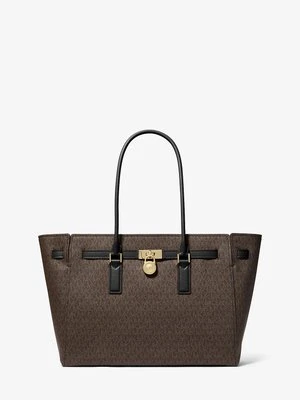 Duża torba tote Hamilton Moderne z charakterystycznym logo MICHAEL Michael Kors
