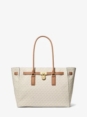 Duża torba tote Hamilton Moderne z charakterystycznym logo MICHAEL Michael Kors