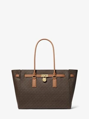 Duża torba tote Hamilton Moderne z charakterystycznym logo MICHAEL Michael Kors