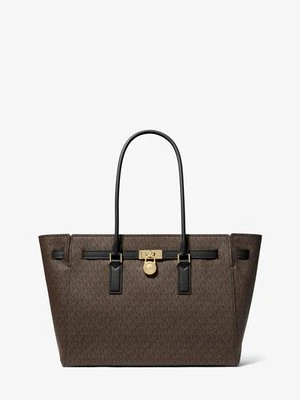 Duża torba tote Hamilton Moderne z charakterystycznym logo MICHAEL Michael Kors