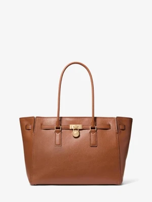 Duża torba tote Hamilton Moderne ze skóry Michael Kors BRĄZOWY (Brązowy)