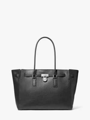 Duża torba tote Hamilton Moderne ze skóry Michael Kors CZARNY (Czarny)