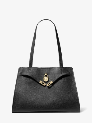 Duża torba tote Hamilton Moderne ze skóry Michael Kors CZARNY (Czarny)