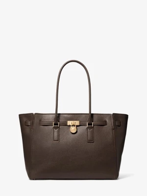 Duża torba tote Hamilton Moderne ze skóry Michael Kors CZEKOLADOWY (Brązowy)
