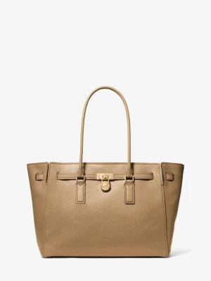 Duża torba tote Hamilton ze skóry Michael Kors ŁUPINA (Naturalny)