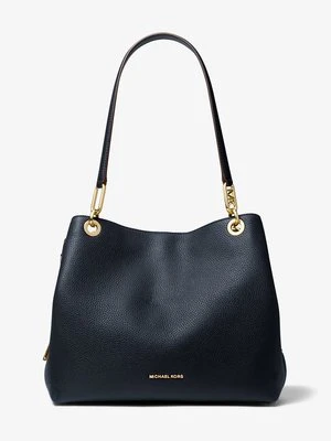 Duża torba tote Kensington ze skóry groszkowej MICHAEL Michael Kors