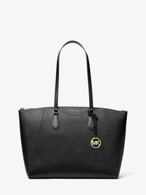 Duża torba tote Lorita ze skóry saffiano Michael Kors CZARNY (Czarny)