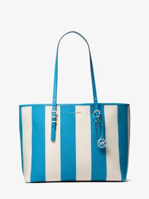 Duża torba tote Quinn w paski Michael Kors