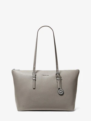 Duża torba tote Quinn ze skóry groszkowej Michael Kors